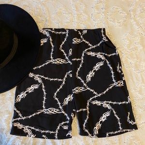 MISSGUIDED Thorn Biker Shorts